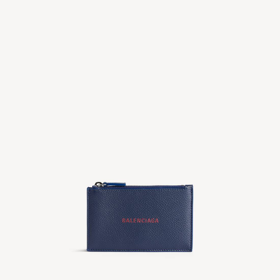 Men's Cash Long Coin And Card Holder Large in Navy/burgundy
