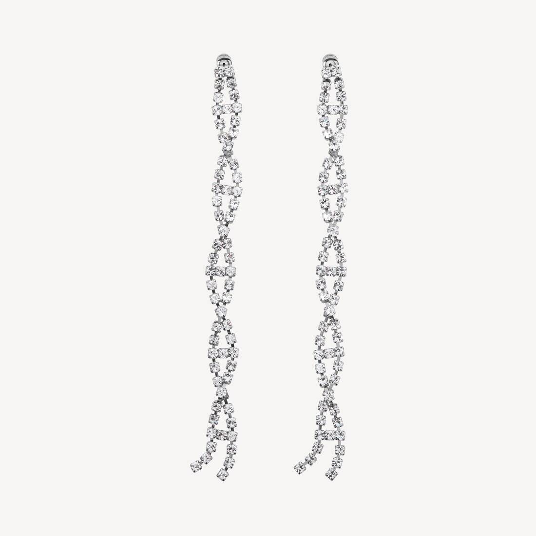 Women's Riviera Earrings in Shiny Silver