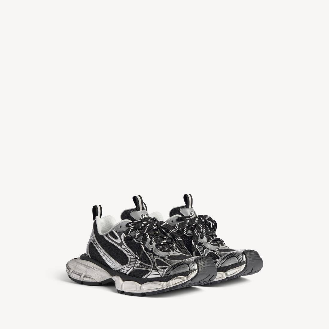 Women's 3xl Sneaker in Black/silver