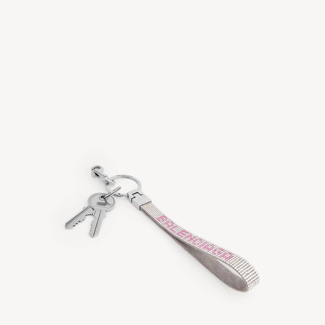 Women's Charm Balenciaga Strass in Smoke Grey/pink