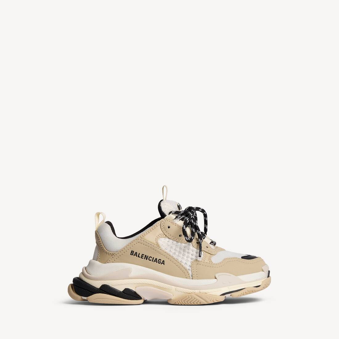 Kids - Triple S Sneaker in Beige/white