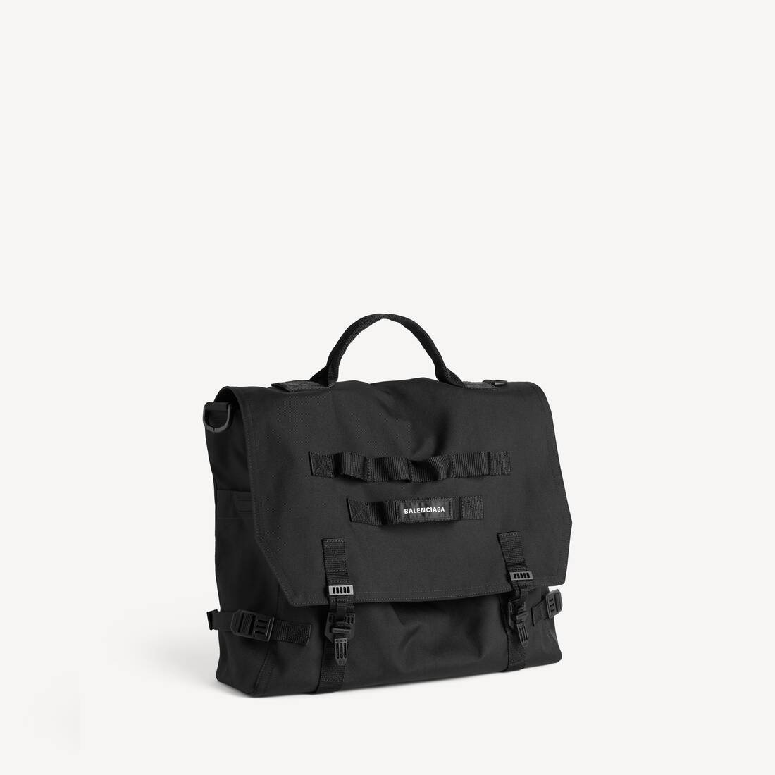 Men's Army Messenger Bag in Black
