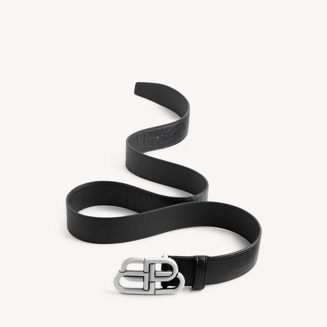 Men's Bb Large Belt in Black