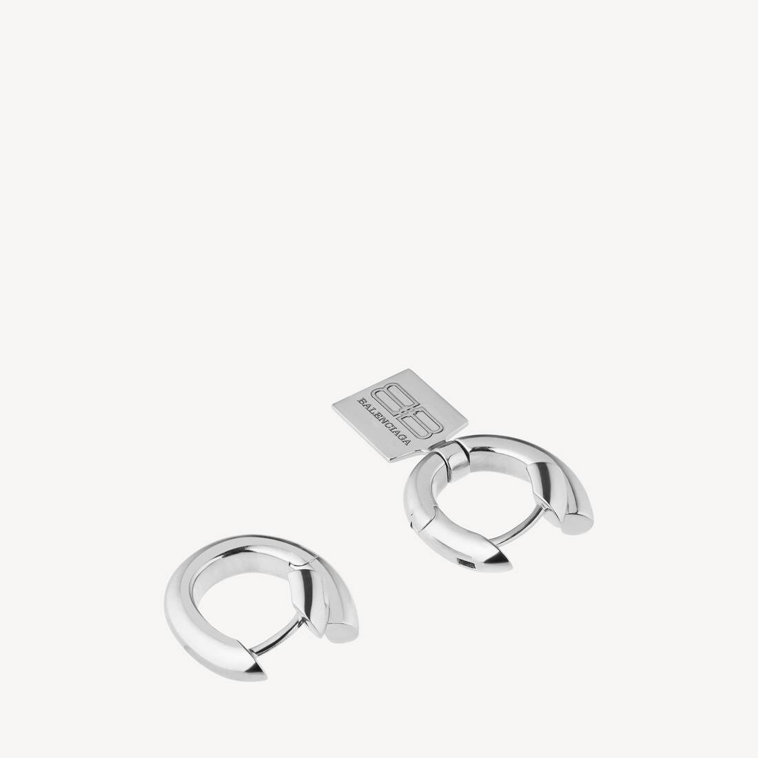 Women's Saint-germain Tag Earrings in Shiny Silver