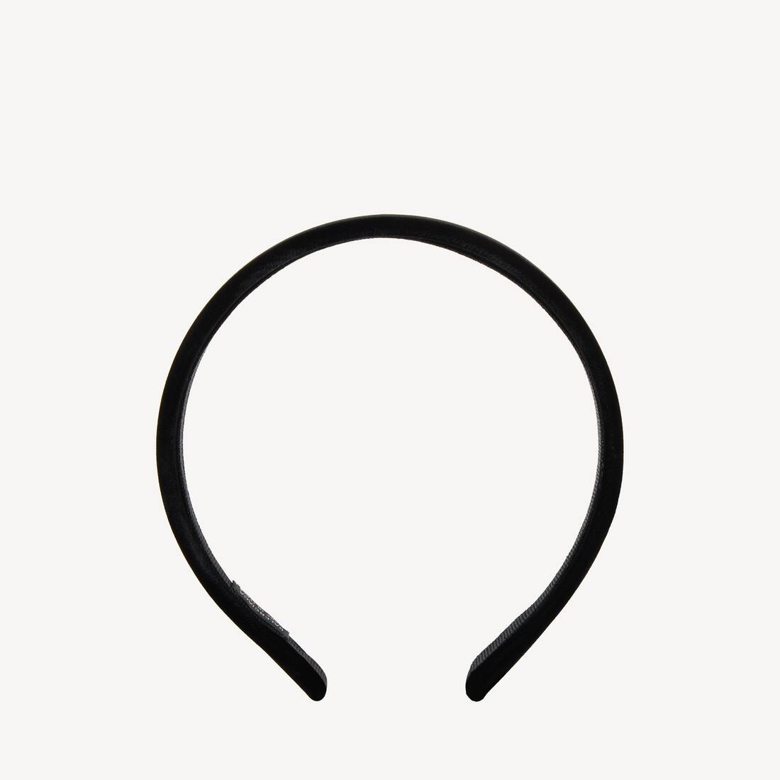 Women's Holli Flat Headband in Black/shiny Silver