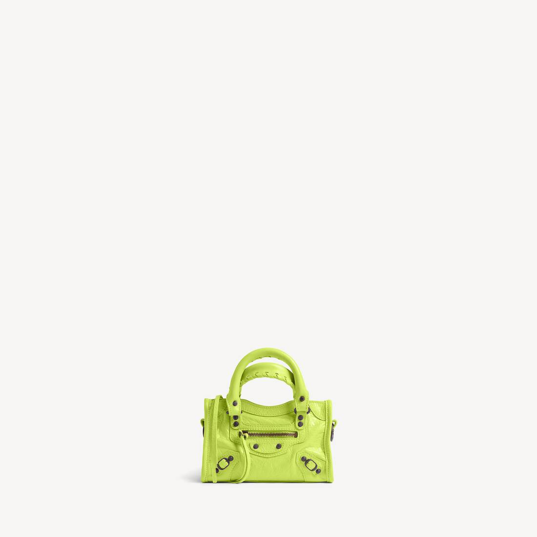 Women's Le City Bag Nano in Granny Green
