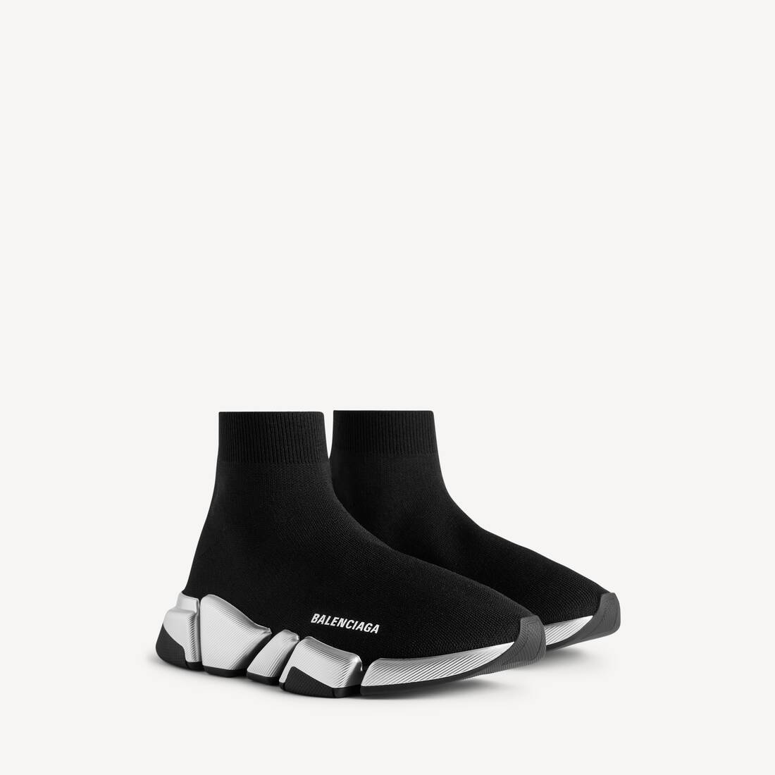 Women's Speed 2.0 Recycled Knit Sneaker in Black/silver