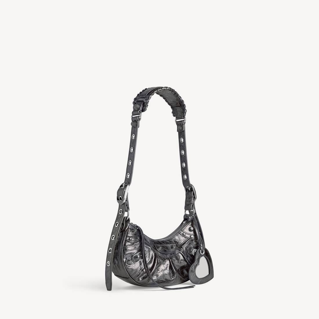 Women's Le Cagole Shoulder Bag Xs in Dark Grey