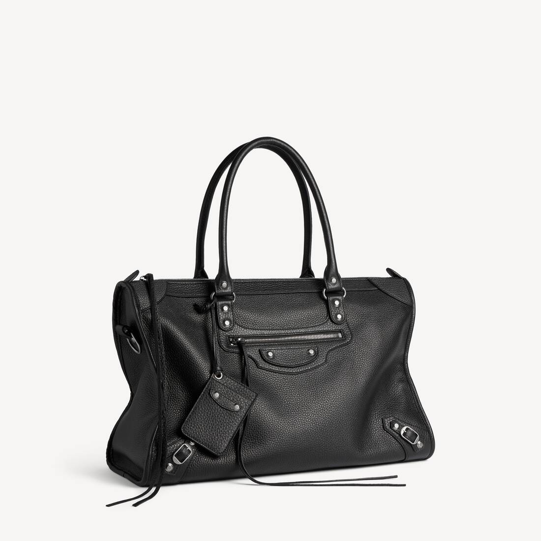 Men's Le City Business Duffle Bag Large in Black