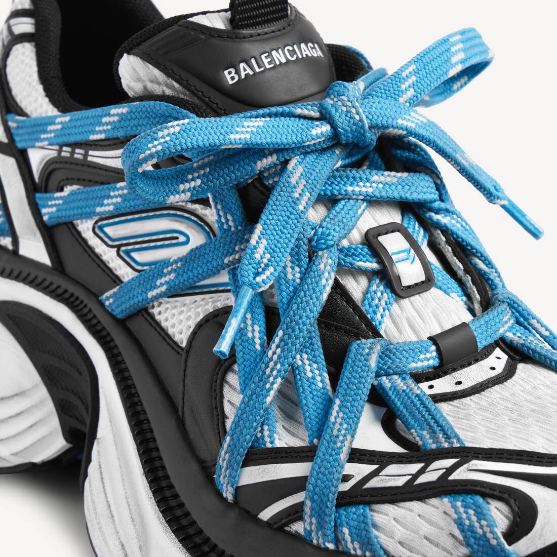 Men's 6xl Extreme Laces Sneaker in White/blue/black