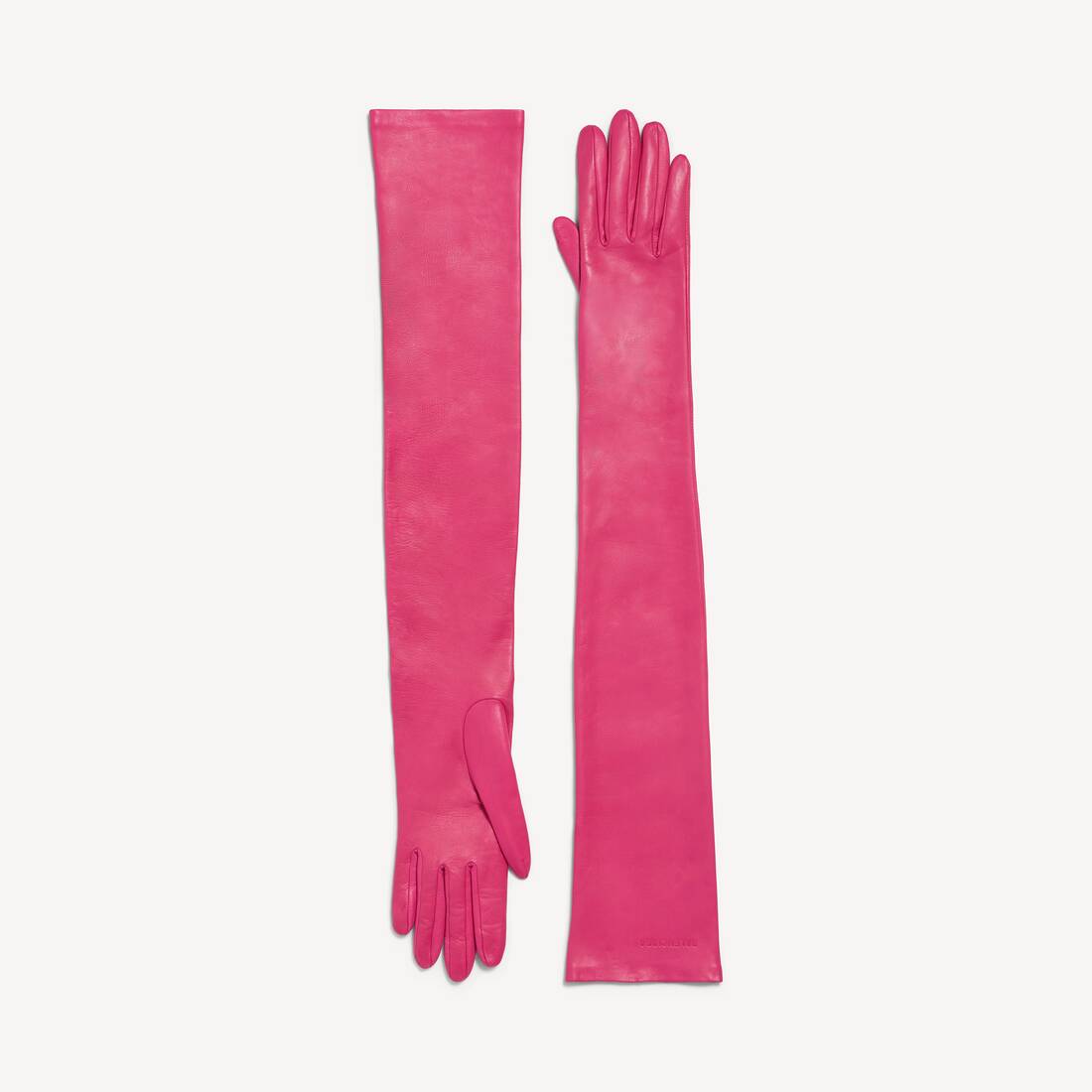 Women's Long Gloves in Rose