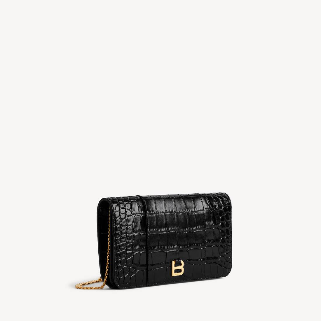 Women's Hourglass Phone Pouch in Black