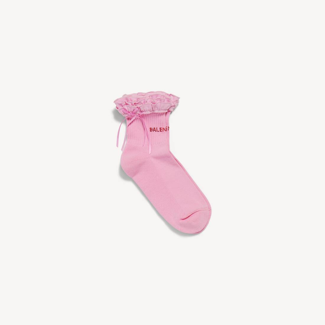 Women's Bow Socks in Pink/red