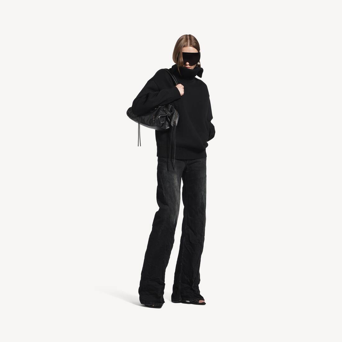 Women's Wide Leg Pants in Black