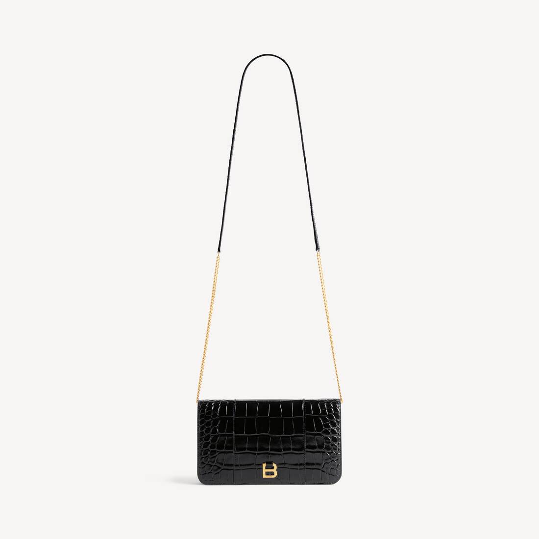 Women's Hourglass Phone Pouch in Black