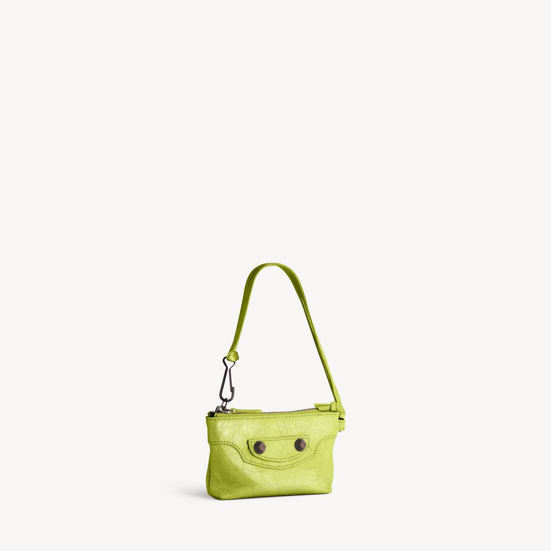 Women's Le City Zipped Pouch Charm in Pistache