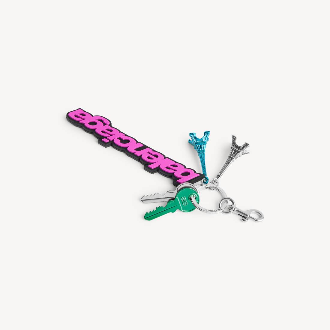 Women's Biker Balenciaga Charm/keychain in Pink/black
