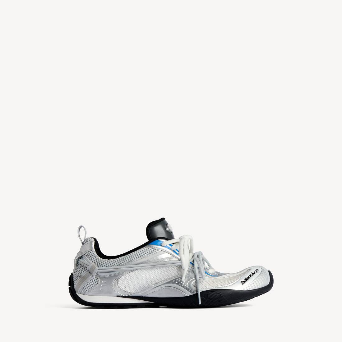 Women's Radar Gradient Lines Sneaker in White/grey/silver/black/blue