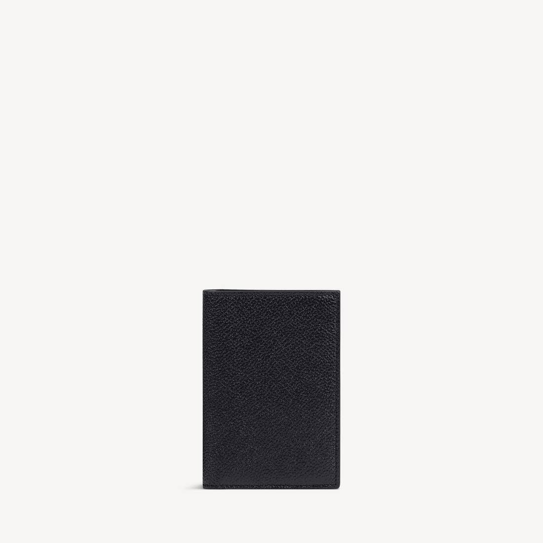 Men's Cash Vertical Bifolded Wallet in Black/white
