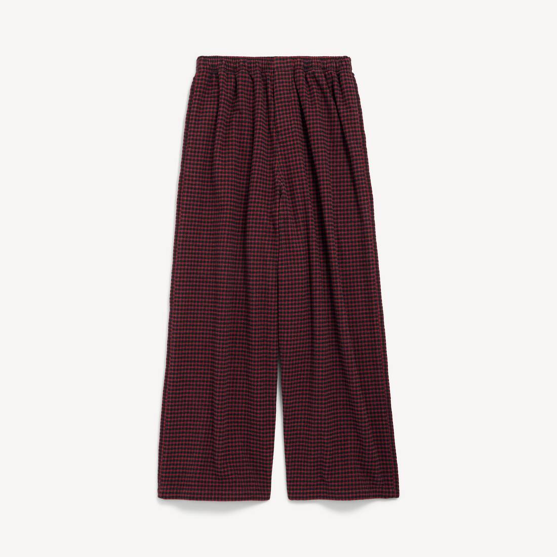 Men's Hybrid Large Fit Pants in Red/grey