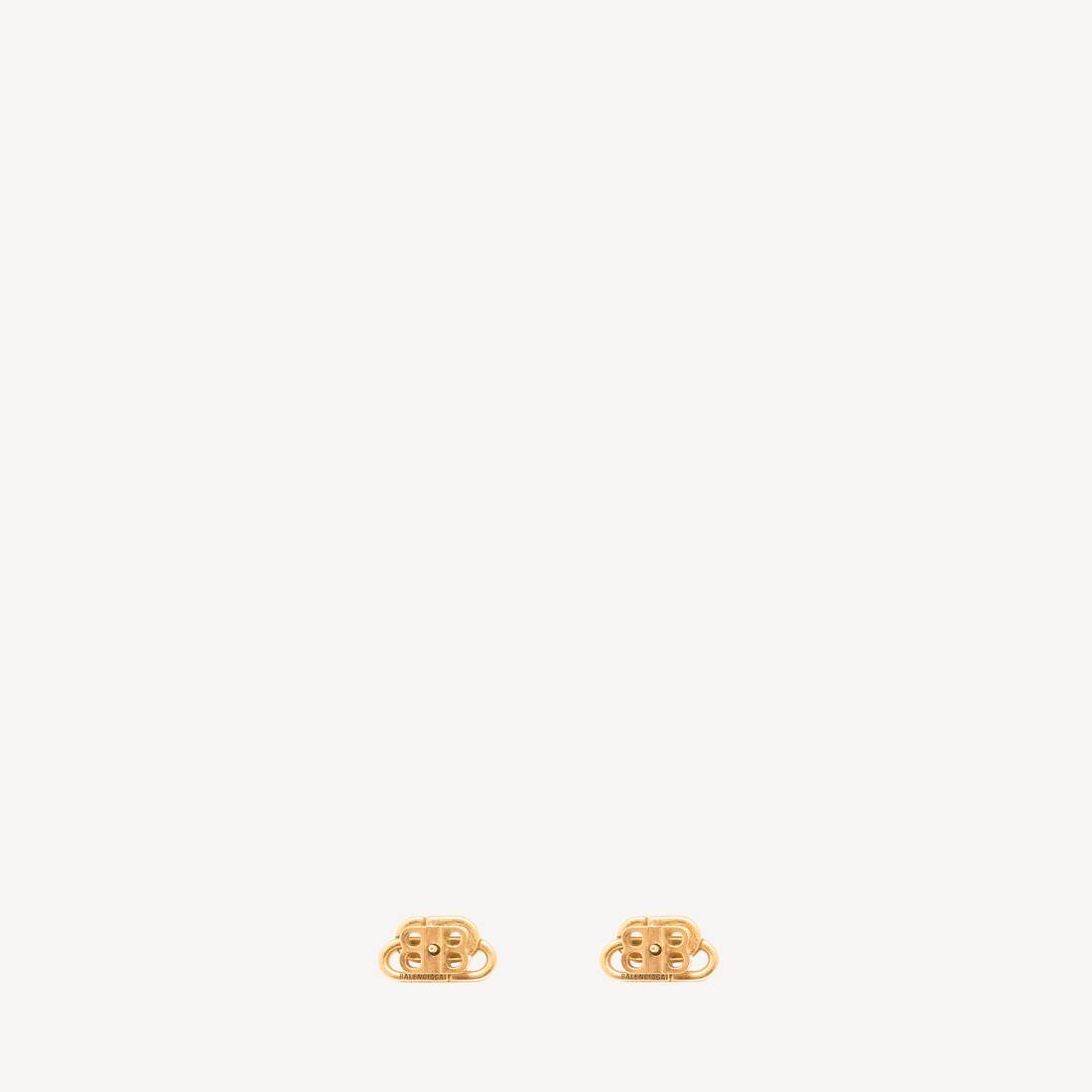Bb Xs Stud Earrings in Gold