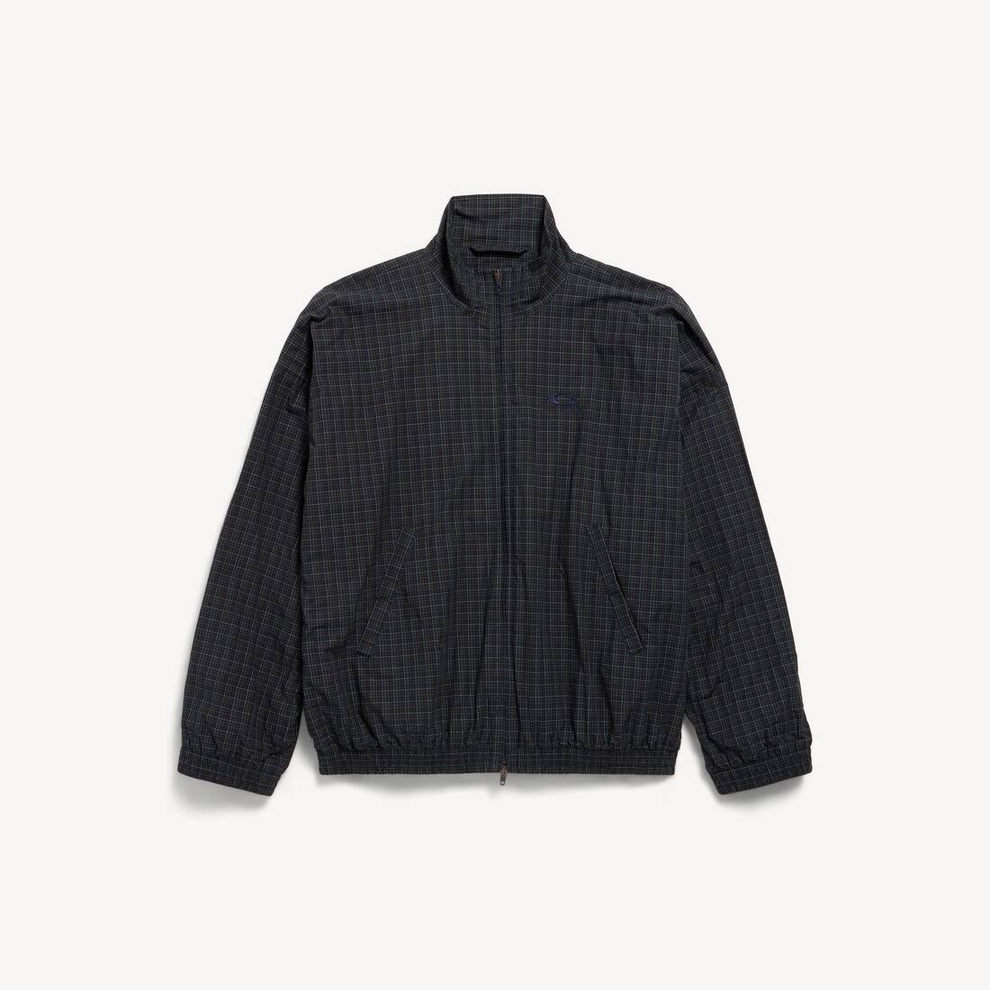 Men's Tailored Tracksuit Jacket in Navy/dark Green