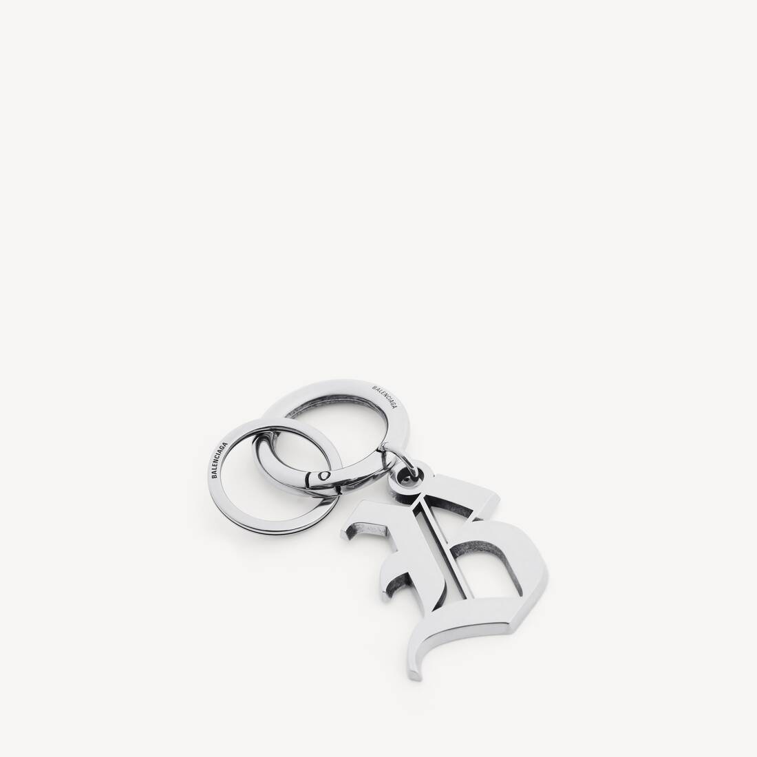 Melrose B Keychain in Antique Silver