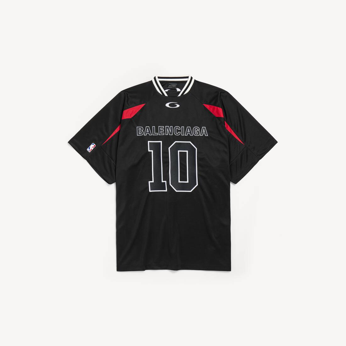 Men's Balenciaga | Nba Collaboration Oversized T-shirt in Black/multicolor
