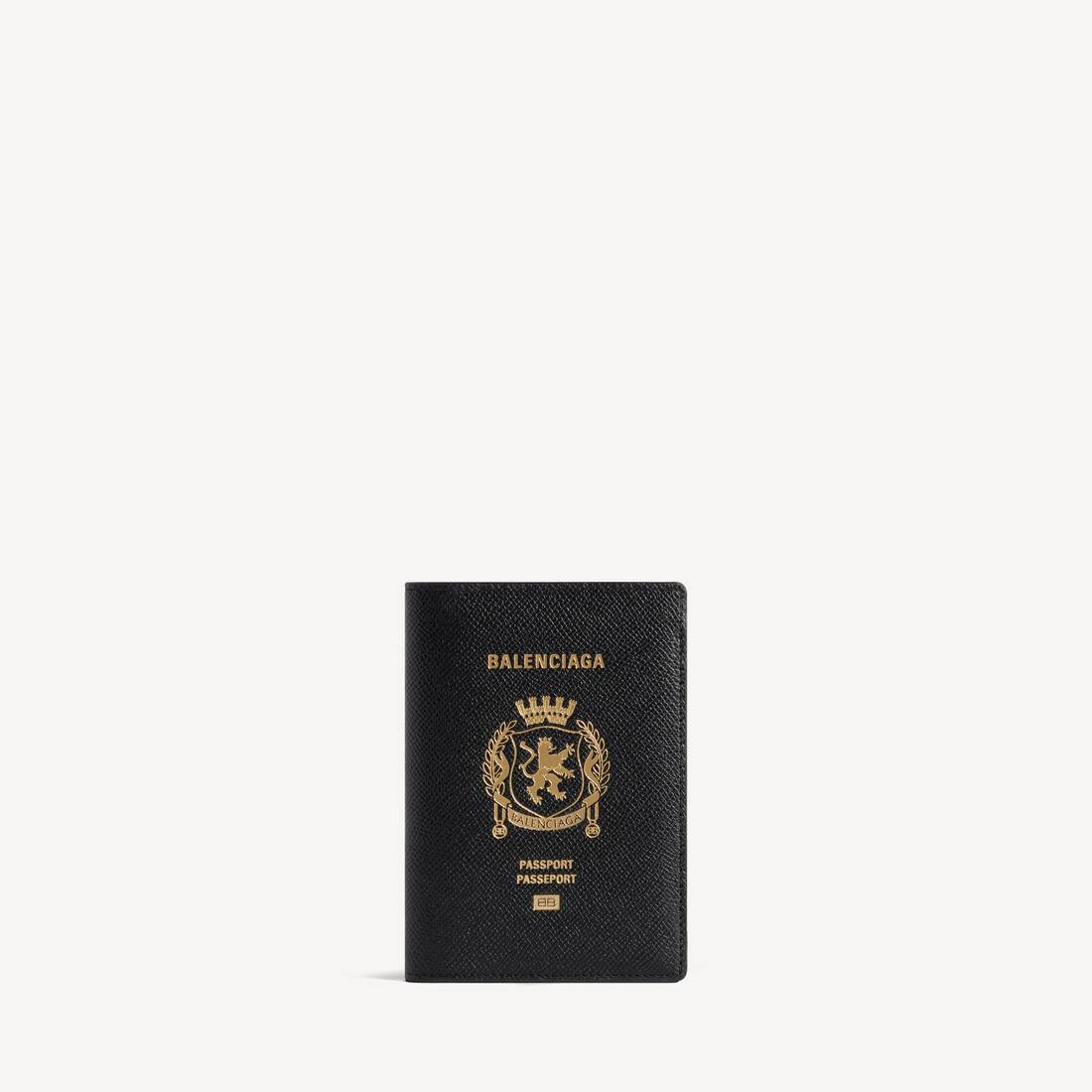 Men's Passport Holder in Black