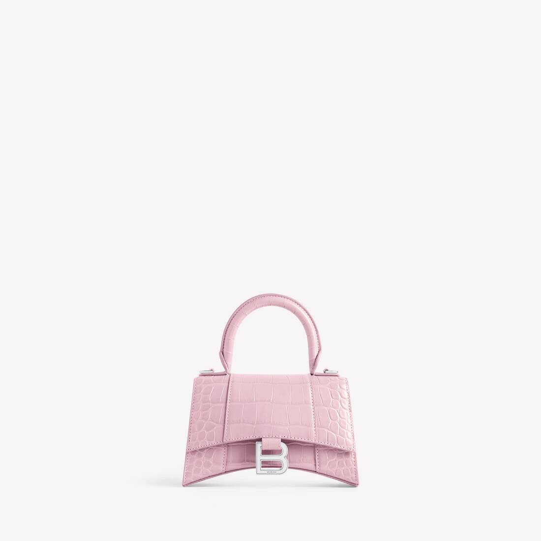 Women's Hourglass Handbag Xs in Pink