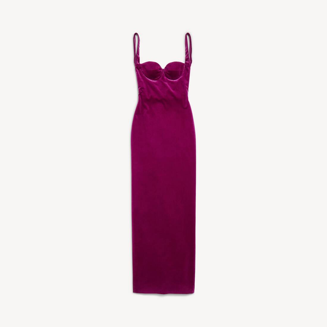 Women's Fitted Gown in Plum