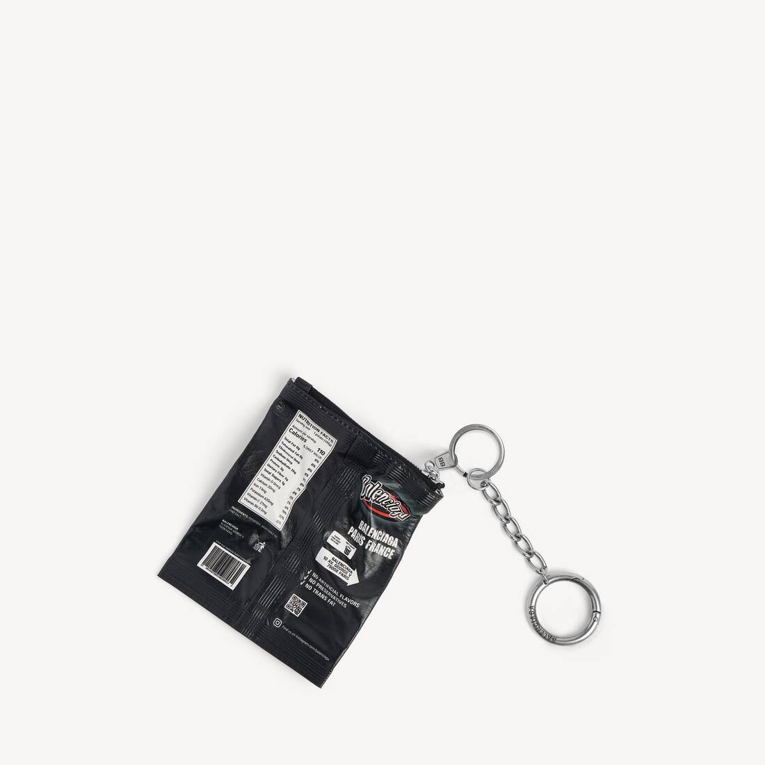 Charm/keychain Chips in Black