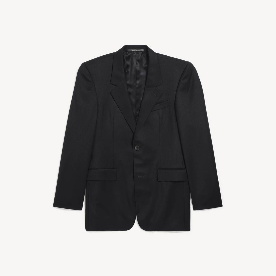 Men's Standard Tailored Jacket in New Black