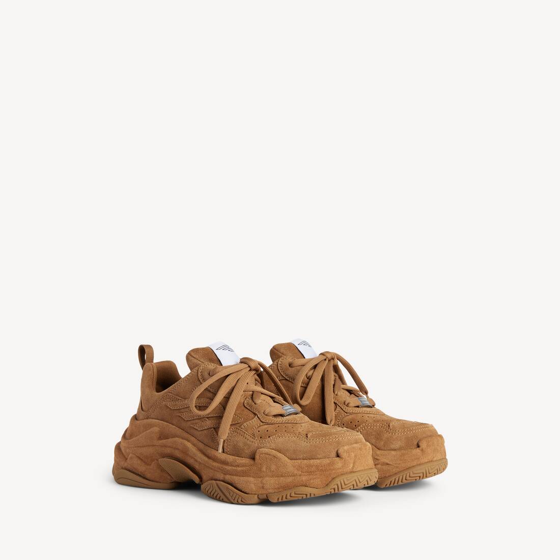 Women's Triple S Sporty Suede Sneaker in Brown