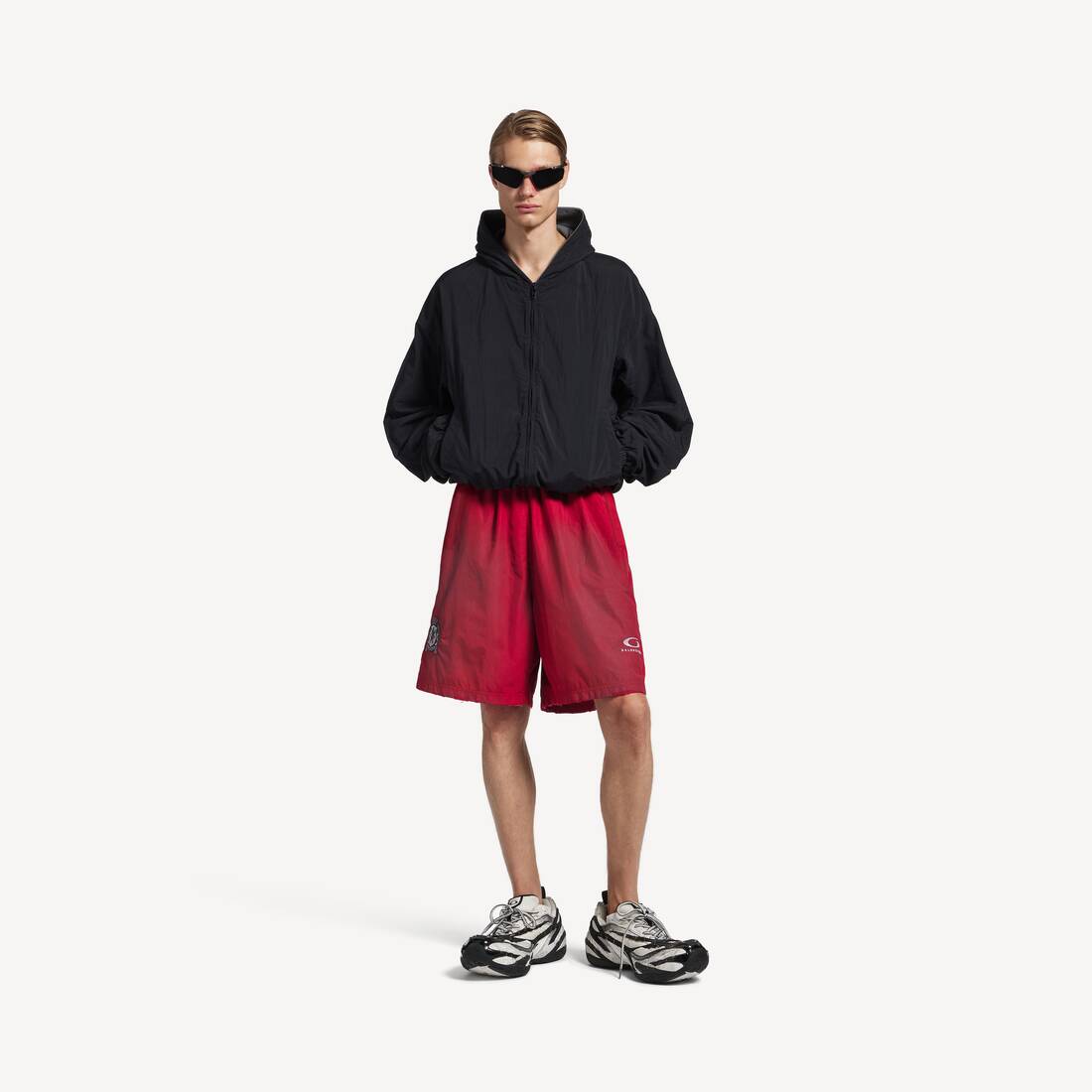 Men's Outerwear Shorts in Lipstick Red
