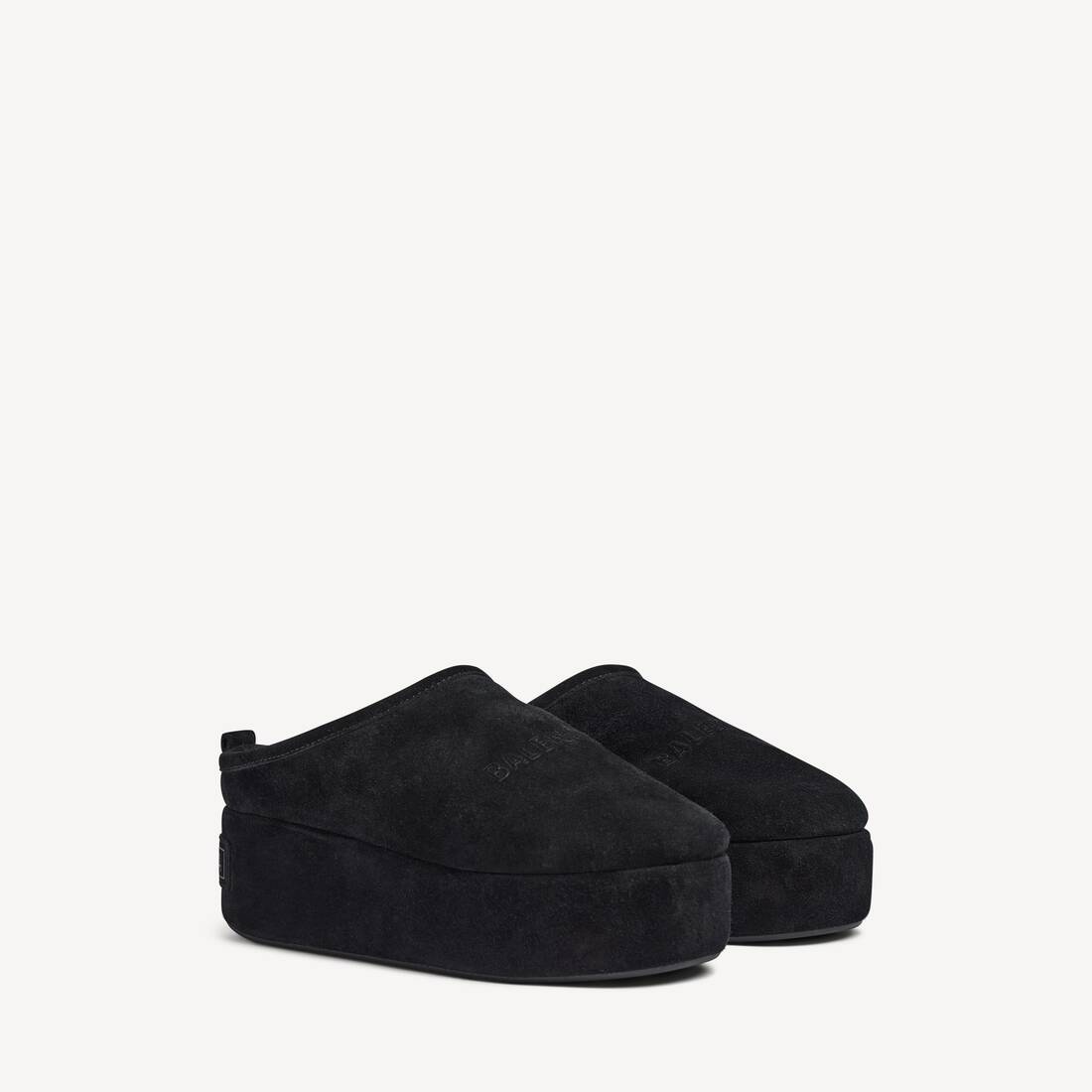 Women's Alaska Soft Platform Mule in Black
